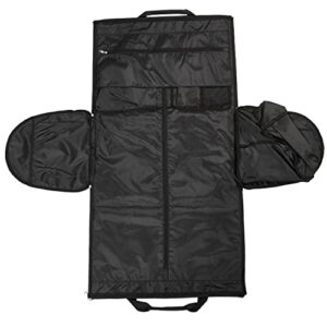 Travelers Club Duffel and Garment Bag, Black, 24-Inch