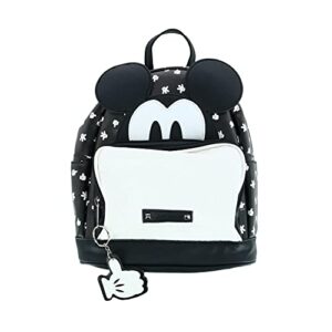 fastforward wholesale mickey 10 mini deluxe backpack with 1 front pocket, black, one size