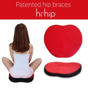 HIHIP Patented Comfort Design Hip Correction Chair Seat Cushion - Premium Orthopedic Back Posture Support Made of Quality Urethane-Hip Adjustments & Pelvic Correction-Back Pain Relief
