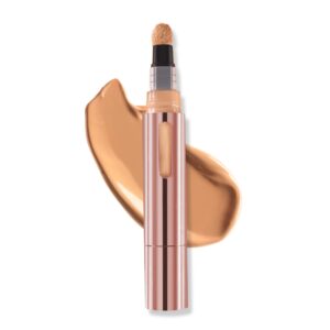 mally beauty - the plush pen brightening concealer stick - light - hydrating turmeric, vitamin e, and hyaluronic acid infused formula - medium buildable coverage with a natural, smooth finish
