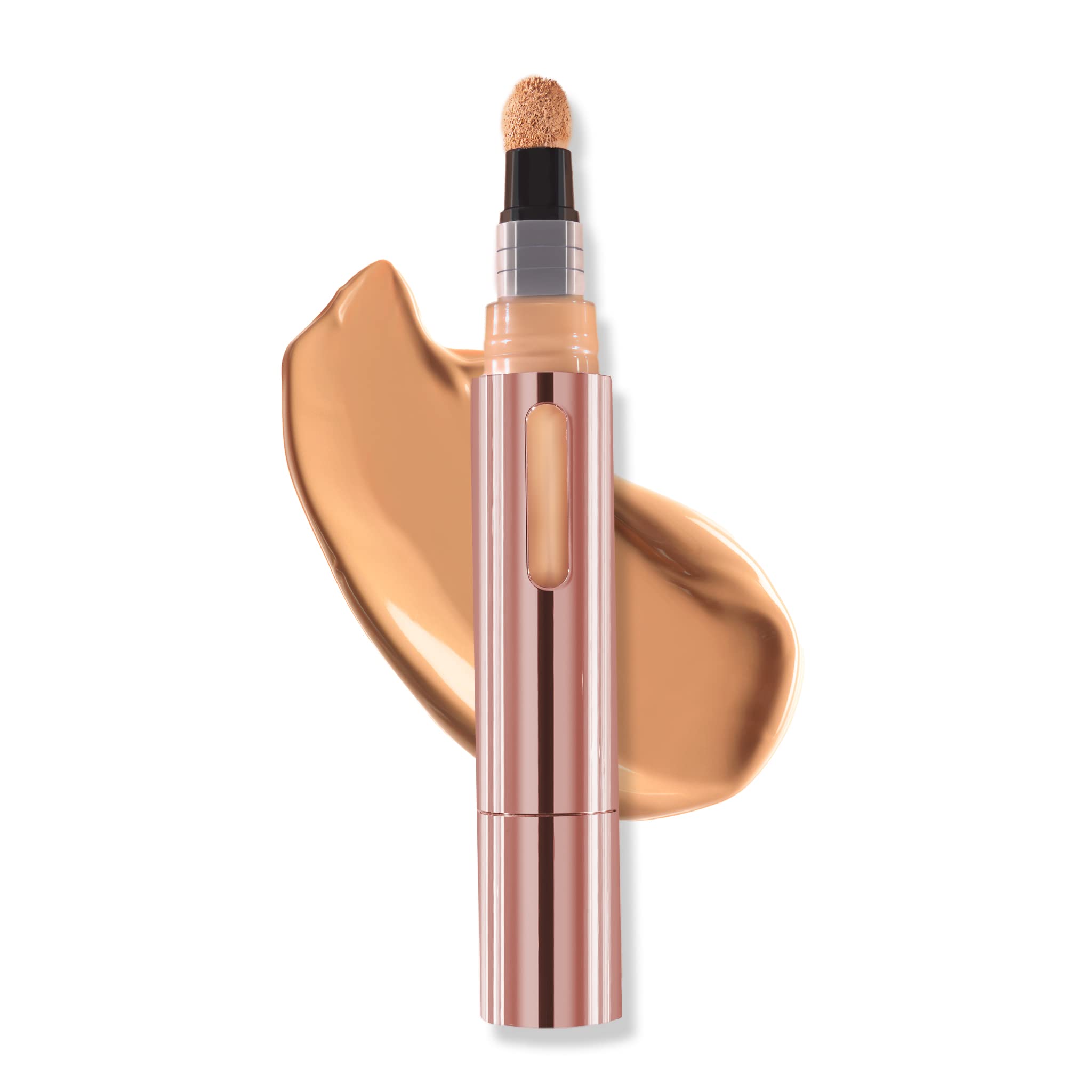 Mally Beauty - The Plush Pen Brightening Concealer Stick - Light - Hydrating Turmeric, Vitamin E, and Hyaluronic Acid Infused Formula - Medium Buildable Coverage with a Natural, Smooth Finish