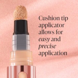 Mally Beauty - The Plush Pen Brightening Concealer Stick - Light - Hydrating Turmeric, Vitamin E, and Hyaluronic Acid Infused Formula - Medium Buildable Coverage with a Natural, Smooth Finish