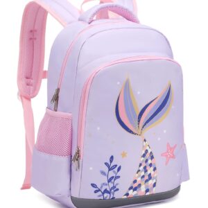 JIANYA Girls Backpack for School Kids Bookbag Kindergarten Elementary Backpack Lunch Box Set