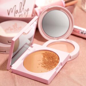 Mally Beauty The Anti-Powder Tinted Finishing Brightener, Light Mally Beauty The Anti-Powder Tinted Finishing Brightener Powder, Light- Matte Finish, Brightens complexion and Blurs imperfections