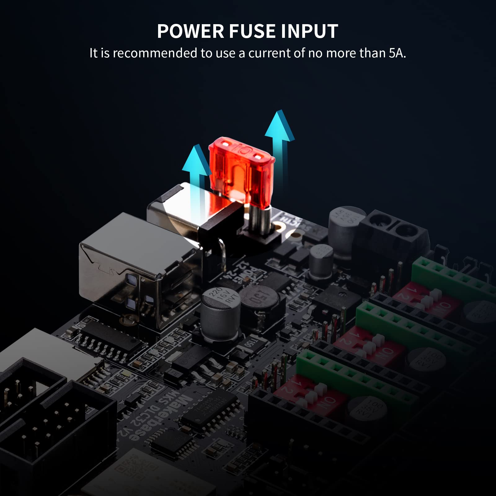 Makerbase MKS DLC32 Laser Engraver DIY Desktop Engraving Machine Mainboard Upgrade Offline Controller 32bits ESP32 WiFi TFT Touch Screen Color Display TS35 LightBurn LaserGRBL Phone App Web Control