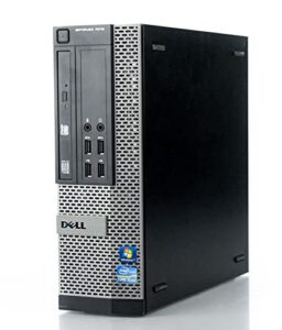 dell optiplex 7010 desktop pc - intel core i5, 8gb, 250gb, dvd windows 10 pro(renewed)