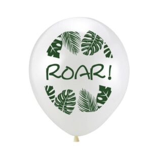 Dinosaur Party Decorations Balloons Roar Birthday Supplies Safari Jungle Banner For Boy Foil Safari