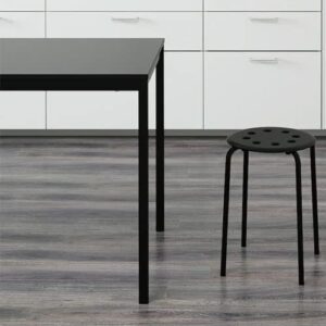 IKEA Marius Home, Study & Office Stool (45 cm, Black)