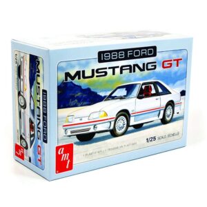 skill 2 model kit 1988 ford mustang gt 1/25 scale model by amt
