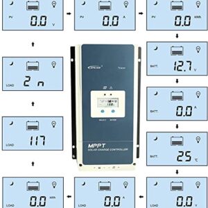 EPEVER Tracer 50A MPPT Solar Charge Controller 150V Max PV for Lithium LiFePO4, AGM, Lead Acid & More