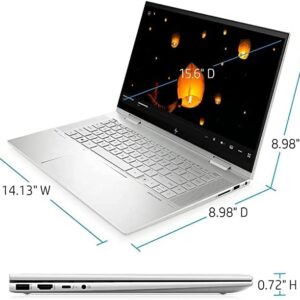 HP Envy x360 2-in-1 Convertible Business Laptop, 15.6” FHD Touchscreen, Core i7-1165G7 Up to 4.6GHz, Windows 10 Pro, 16GB RAM 512GB SSD, Wi-Fi 6, Webcam, HDMI, Backlit Keyboard, 32GB USB Card