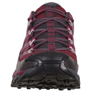 La Sportiva Womens Ultra Raptor II Trail Running Shoes, Red Plum/Carbon, 8 Wide