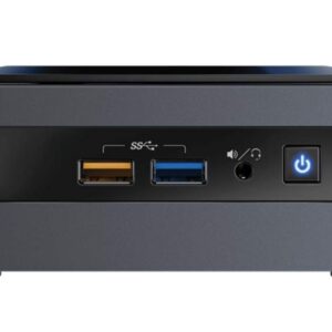 NUC BOX8I3CYSN2 Home & Business Mini Desktop Black (Intel i3-8121U 2-Core, AMD Radeon 540, 4GB RAM, 1TB HDD, WiFi, Bluetooth, 4xUSB 3.1, 2xHDMI, SD Card, Win 10 Home) w/Hub