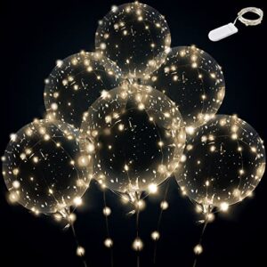 light up led balloons (warm white-12 sets with battery)