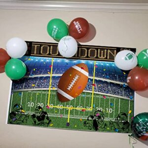 BINQOO 7x5ft Football Backdrop Photography Rugby Sports Party Background American Football Field Photo Banner Boy Kids Party Football Decoration Supplies