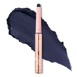 mally beauty evercolor eyeshadow stick - deep ocean matte - waterproof and crease-proof formula - easy-to-apply buildable color - cream shadow stick