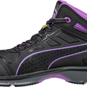 PUMA Safety Stepper Mid WNS ASTM EH Size 11 Black-Purple