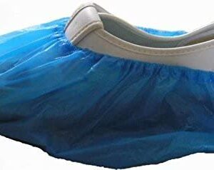 Disposable Shoe & Working Boot Covers Waterproof Durable Non-Slip Resistant Polypropylene for Offices Indoor Carpet Protection Universal Size by P&P Medical Surgical 100 (50 pairs)