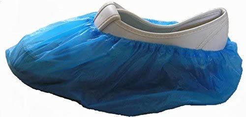 Disposable Shoe & Working Boot Covers Waterproof Durable Non-Slip Resistant Polypropylene for Offices Indoor Carpet Protection Universal Size by P&P Medical Surgical 100 (50 pairs)