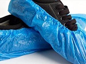 Disposable Shoe & Working Boot Covers Waterproof Durable Non-Slip Resistant Polypropylene for Offices Indoor Carpet Protection Universal Size by P&P Medical Surgical 100 (50 pairs)