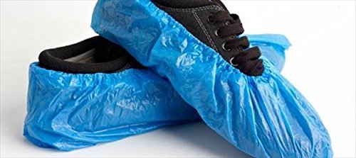 Disposable Shoe & Working Boot Covers Waterproof Durable Non-Slip Resistant Polypropylene for Offices Indoor Carpet Protection Universal Size by P&P Medical Surgical 100 (50 pairs)