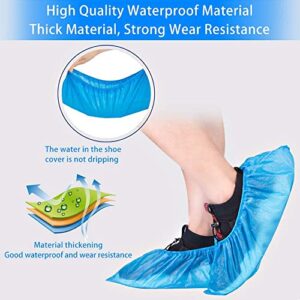 Disposable Shoe & Working Boot Covers Waterproof Durable Non-Slip Resistant Polypropylene for Offices Indoor Carpet Protection Universal Size by P&P Medical Surgical 100 (50 pairs)