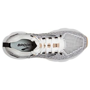 Brooks Women’s Glycerin StealthFit 20 Neutral Running Shoe - White/Black/Cream - 8.5 Medium