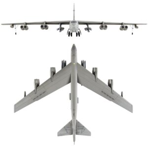 Busyflies Fighter Jet Model 1:200 B-52 Long-Range Subsonic Jet-Powered Strategic Bomber Plane Model Diecast Military Airplane Model for Collection and Gift