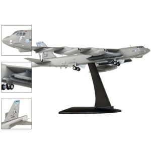 Busyflies Fighter Jet Model 1:200 B-52 Long-Range Subsonic Jet-Powered Strategic Bomber Plane Model Diecast Military Airplane Model for Collection and Gift