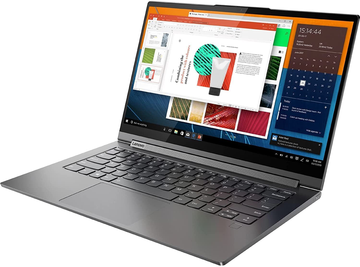 Lenovo Yoga C940-14 FHD(1920x1080) IPS Touch, 360° 2-in-1 Design, Fingerprint Reader, Intel 10th gen i7-1065G7 up to 1.3 GHz, 4 Cores, 8GB DDR4 RAM, 512GB SSD, Win 10, Gray, EAT Pen