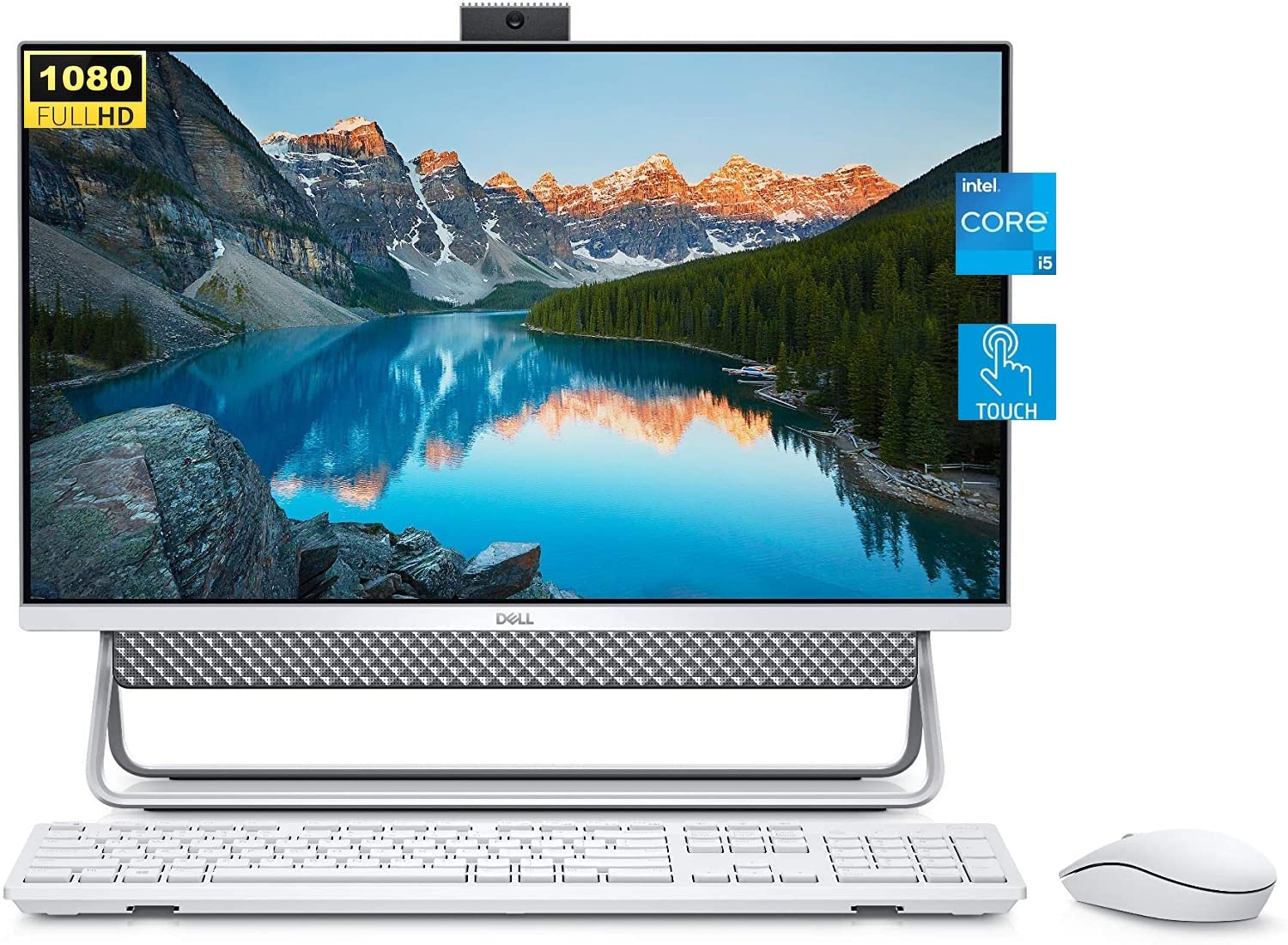 Dell Inspiron 24 All-in-One Desktop, 23.8" Full HD Touchscreen, 11th Gen Intel i5-1135G7, 32GB RAM 1TB SSD+1TB HDD, Windows 10 Home