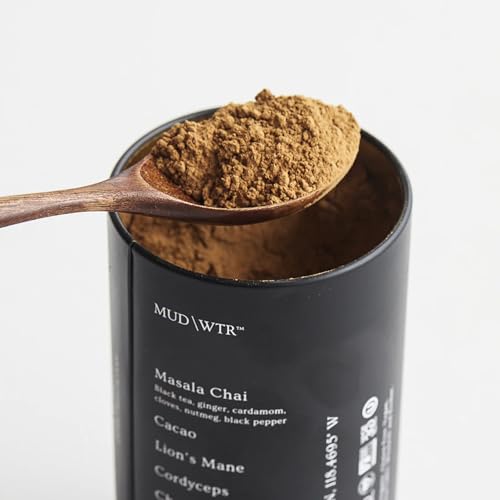 MUDWTR Original (30 servings) - Organic Blend of Cacao, Beneficial Mushrooms, and Chai Masala - Natural Energy, Focus, & Immunity, No Jitters - Coffee Substitute