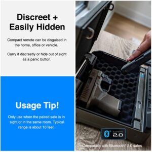 VAULTEK Nano Key Bluetooth 2.0 Fast Access Safe Remote (Compatible with Bluetooth 2.0 Safes Only)