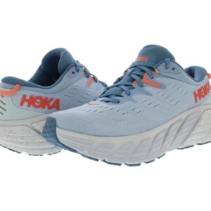 Hoka Gaviota 4 Women's Everyday Running Shoe - Blue Fog / Plein Air - Size 8