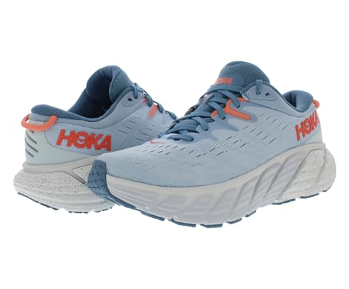 Hoka Gaviota 4 Women's Everyday Running Shoe - Blue Fog / Plein Air - Size 8