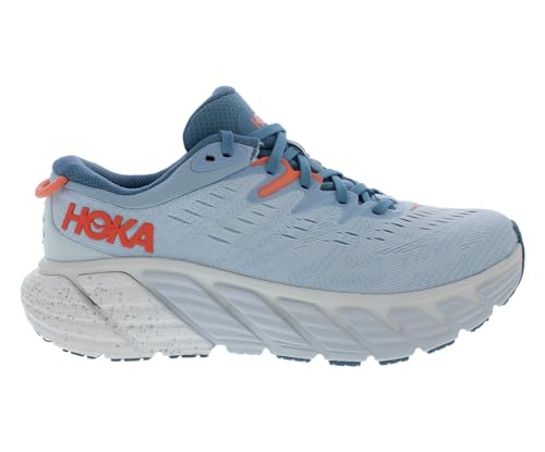 Hoka Gaviota 4 Women's Everyday Running Shoe - Blue Fog / Plein Air - Size 8