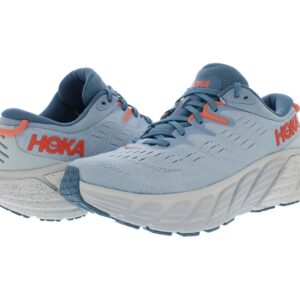 Hoka Gaviota 4 Women's Everyday Running Shoe - Blue Fog / Plein Air - Size 8.5