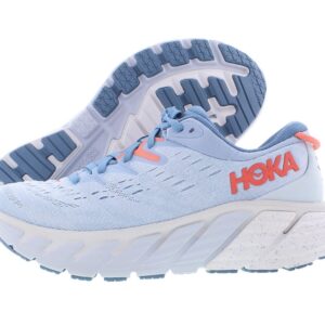 Hoka Gaviota 4 Women's Everyday Running Shoe - Blue Fog / Plein Air - Size 7.5