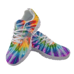 xyzcando tie dye womens sports shoes womens sneakers athletic shoes lightweight walking shoes