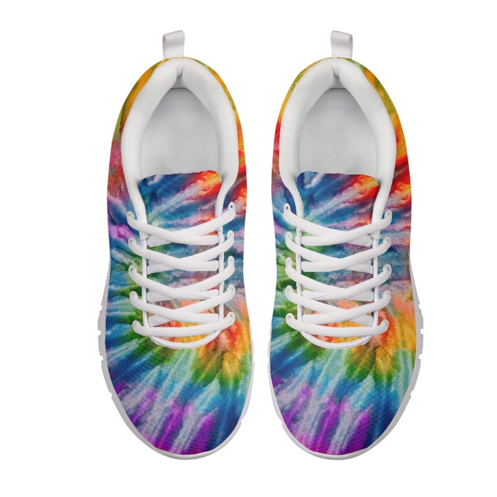 XYZCANDO Tie Dye Womens Sports Shoes Womens Sneakers Athletic Shoes Lightweight Walking Shoes