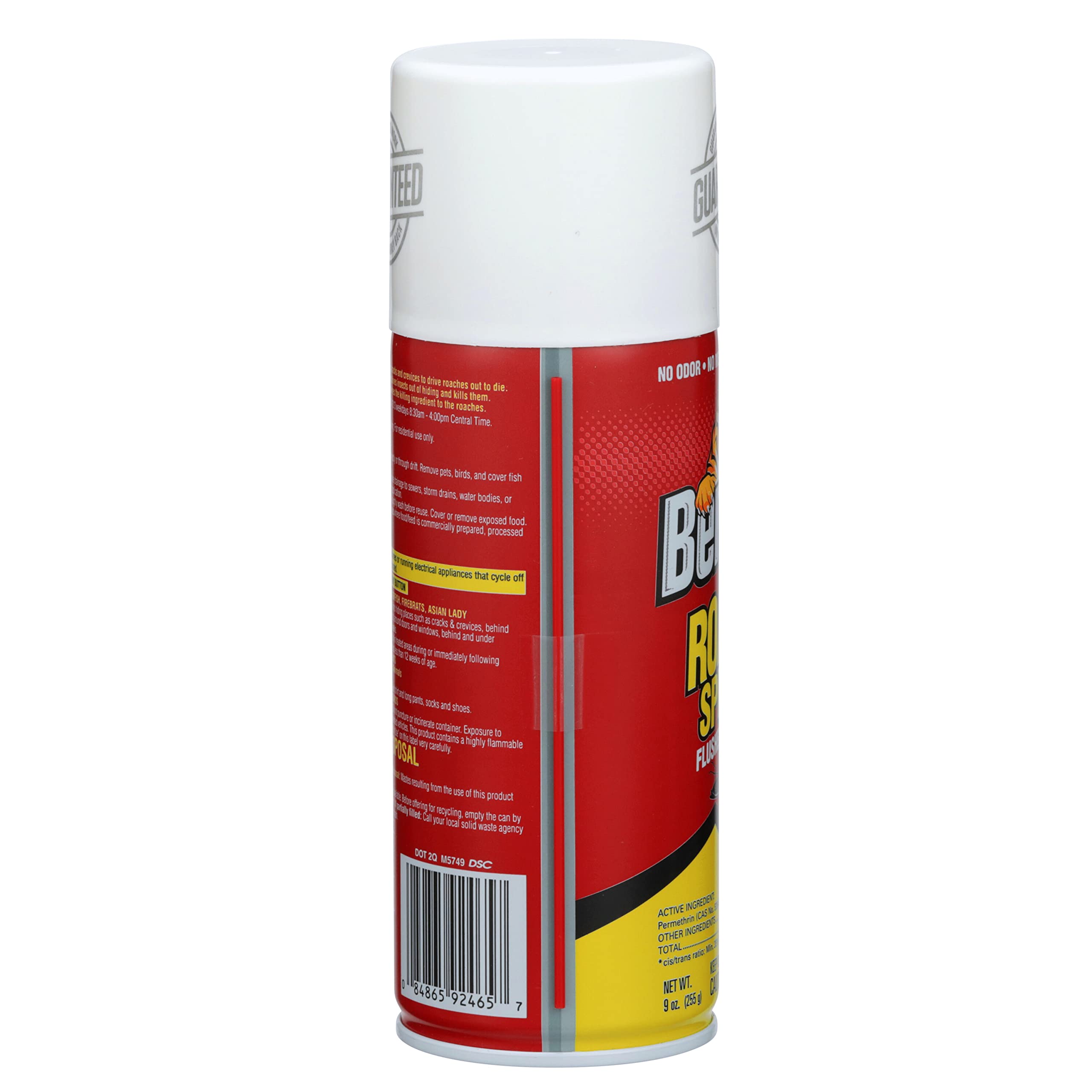 Bengal Roach Spray, Odorless Stain-Free Dry Spray, 2-Count, 9 Oz. Aerosol Cans