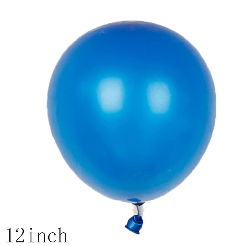 Chaungfu Balloons, 11 pcs Foil Balloons 5 Year Old for 5st Birthday Party Supplies Decoration, Confetti Balloon Kids Years (5th, Blue)