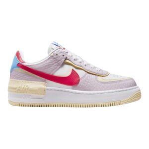 nike air force 1 low shadow women regal pink/cocunt milk/university blue/fushion red dn5055-600 8.5