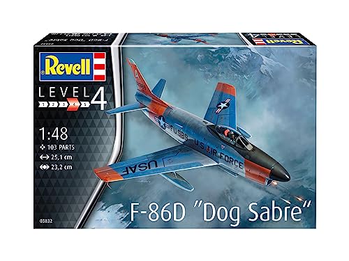 Revell 03832 F-86D Dog Sabre 1:48 Scale Unbuilt/Unpainted Plastic Model Kit