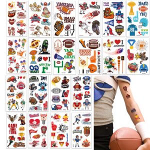 cooli football game face temporary tattoos sticker 20sheets football party favor supplies super bowl birthday party decoration,fan games event tattoo decorations for adults and children