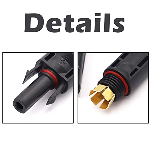 Sunxeke PV Solar Fuse Holder Connector Inline Waterproof with 15A fuse,for Solar Panel, Control Solar etc.N-001+ZTPV-25-15A