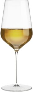 nude stem zero trio white wine glass 14.25 oz, crystal clear wine glass, | lead - free |, stem unique modern wine glasses, perfect for cocktail