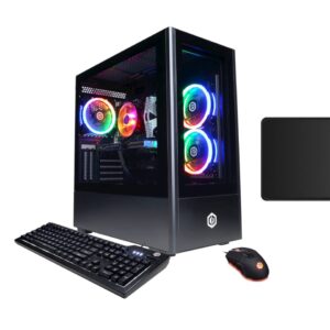 CyberpowerPC Gamer Xtreme Gaming Desktop Computer | Intel Core i7-11700F | RTX 3060 Ti | 16GB DDR4 | 500GB SSD+1TB HDD | Include Mouse and Keyboard | Win11 | with Mouse Pad Bundle