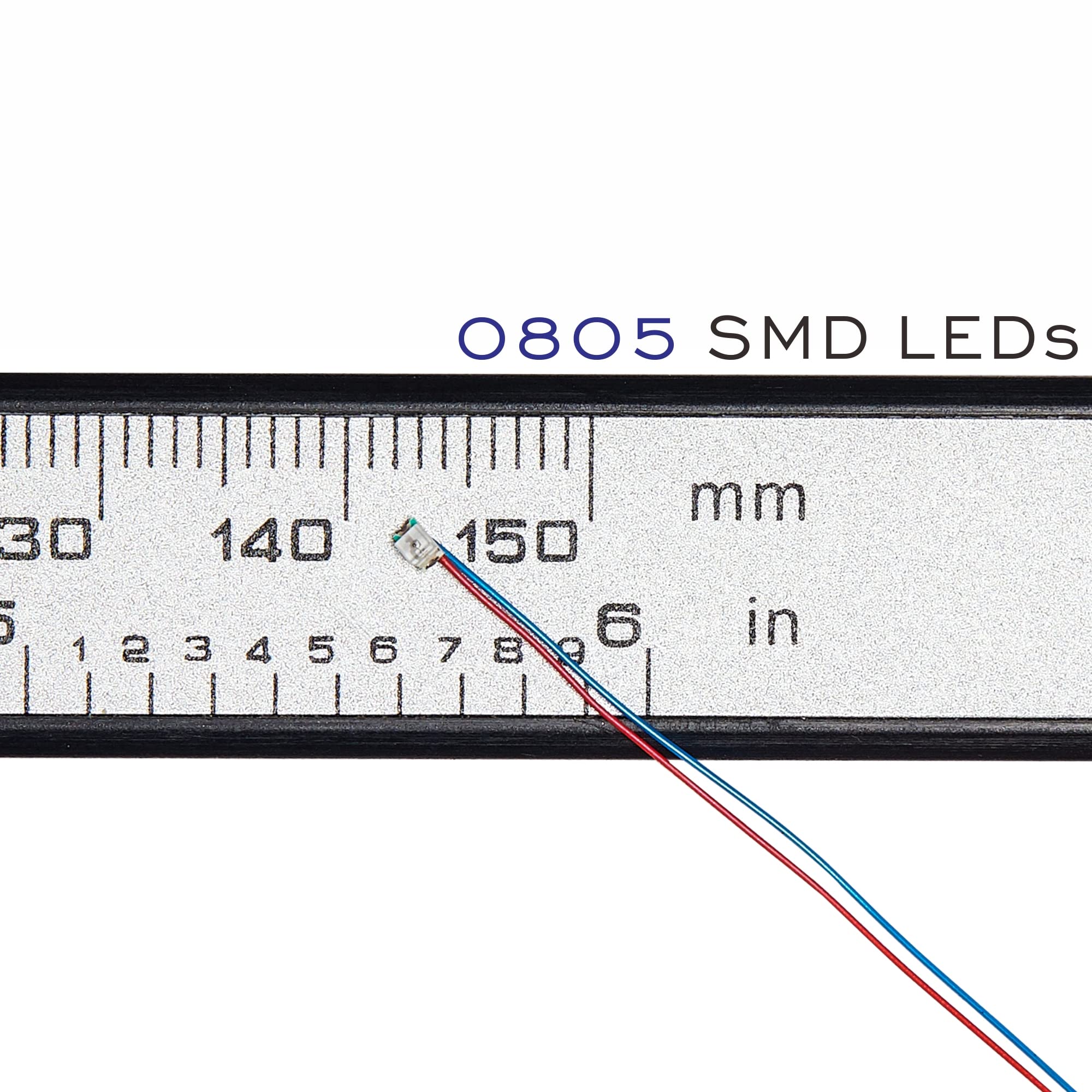 ZZHOB 25PCS Pre-Wired 0805 SMD LEDs(Light Mode: Continuous Green Light) Micro LED Light Emitting Diode + Connector & Battery Holder (Green, 25pcs)