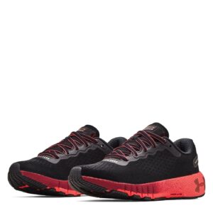 Under Armour Womens HOVR Machina 2 CLRSHFT Synthetic Textile Black Red Trainers 8 US